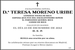 Teresa Moreno Uribe